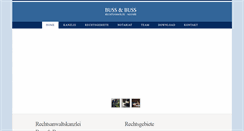 Desktop Screenshot of buss-und-buss.de